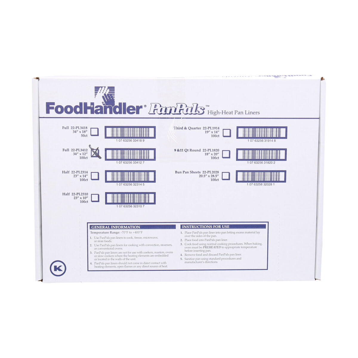 PanPals® Nylon High Heat Steam Pan Liners – FoodHandler®