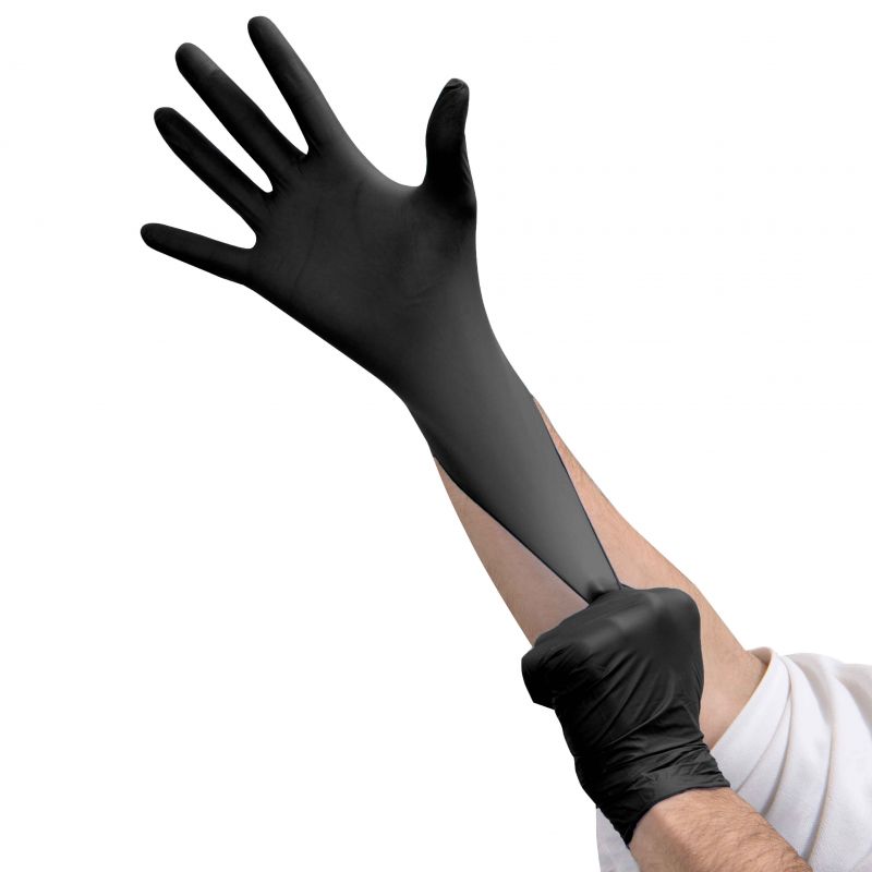 FoodHandler® Black Vinyl/Nitrile Blend Gloves FoodHandler®