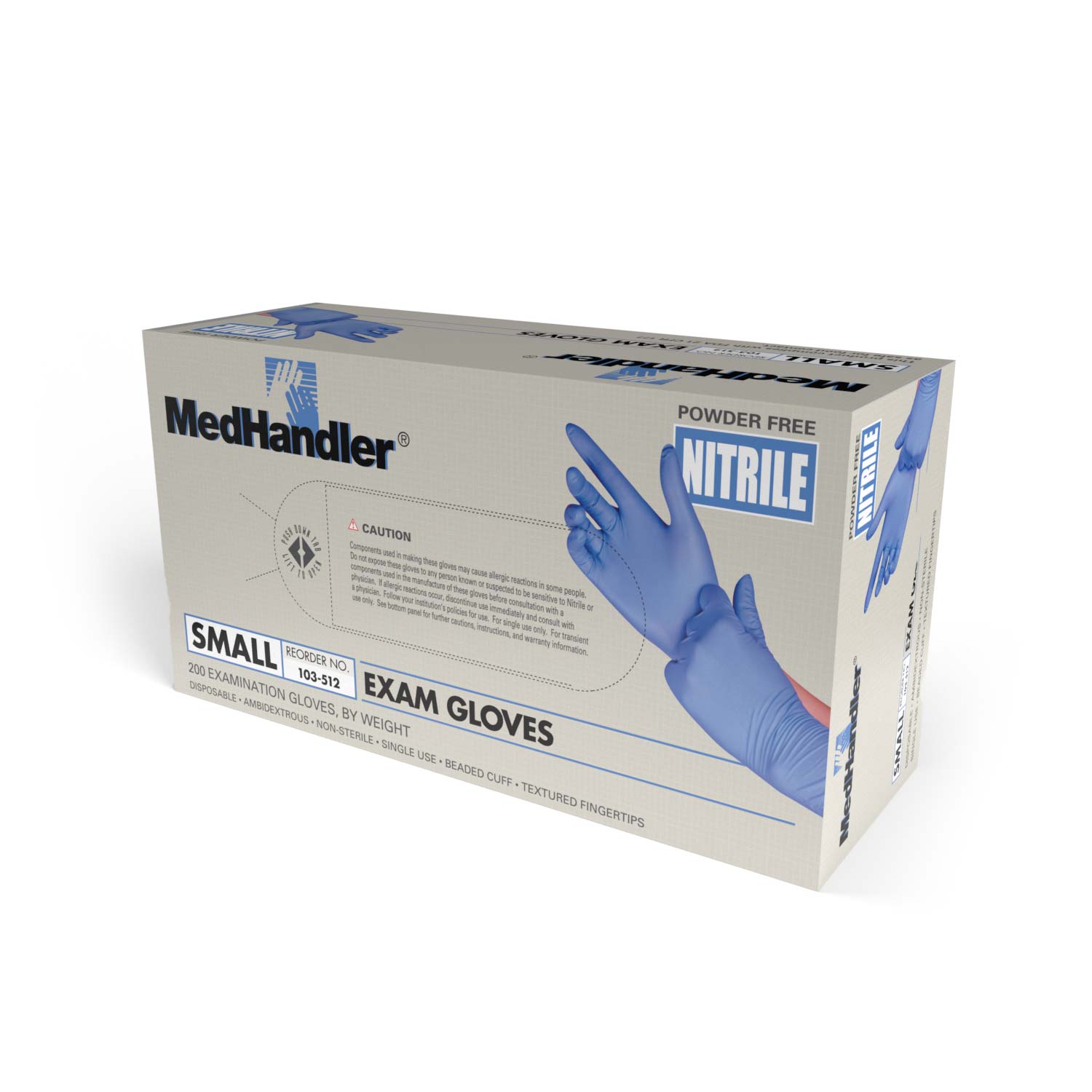MedHandler Exam Grade Nitrile Gloves