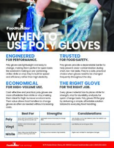 When To Use Poly Gloves