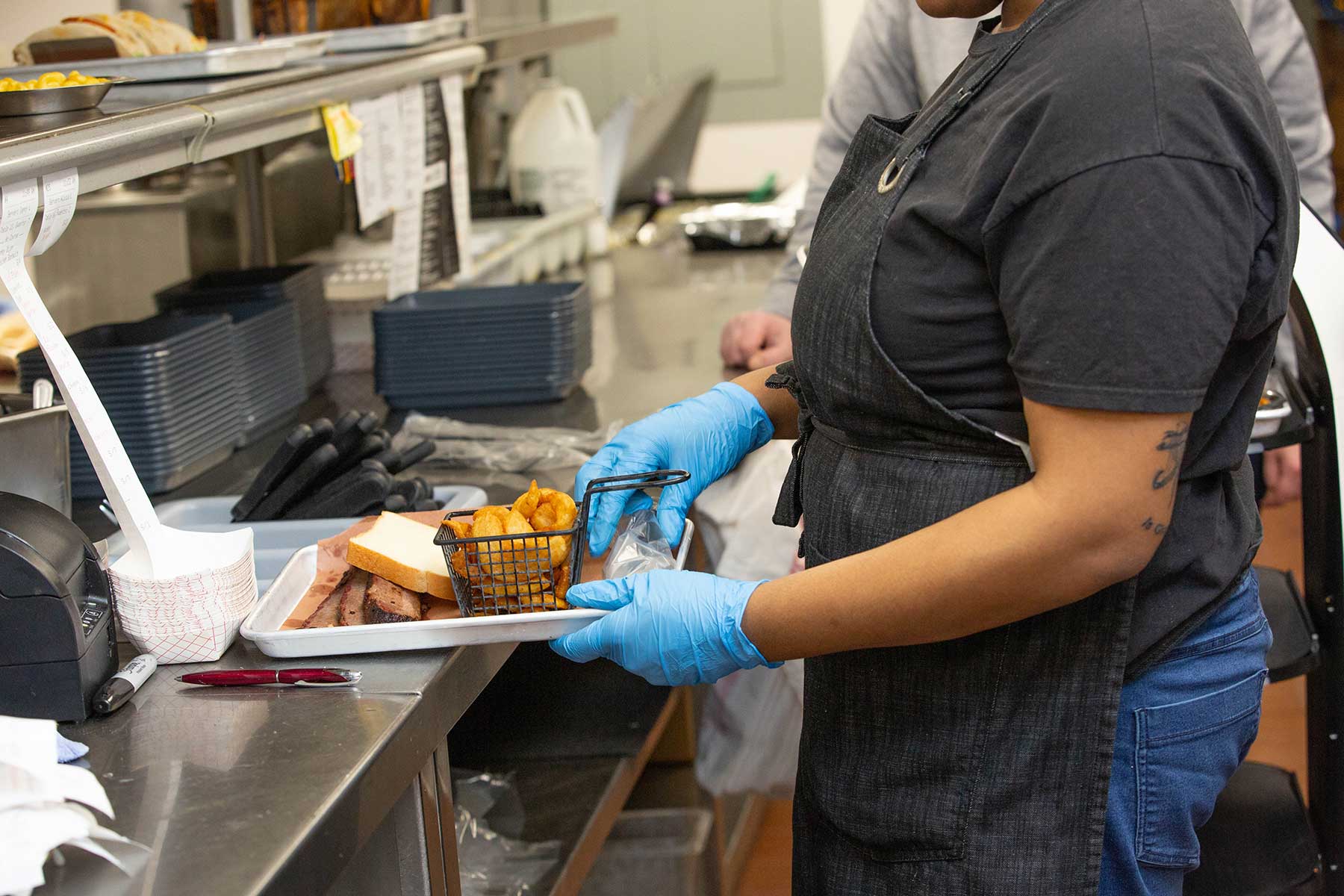 FoodHandler Blue Vinyl Gloves