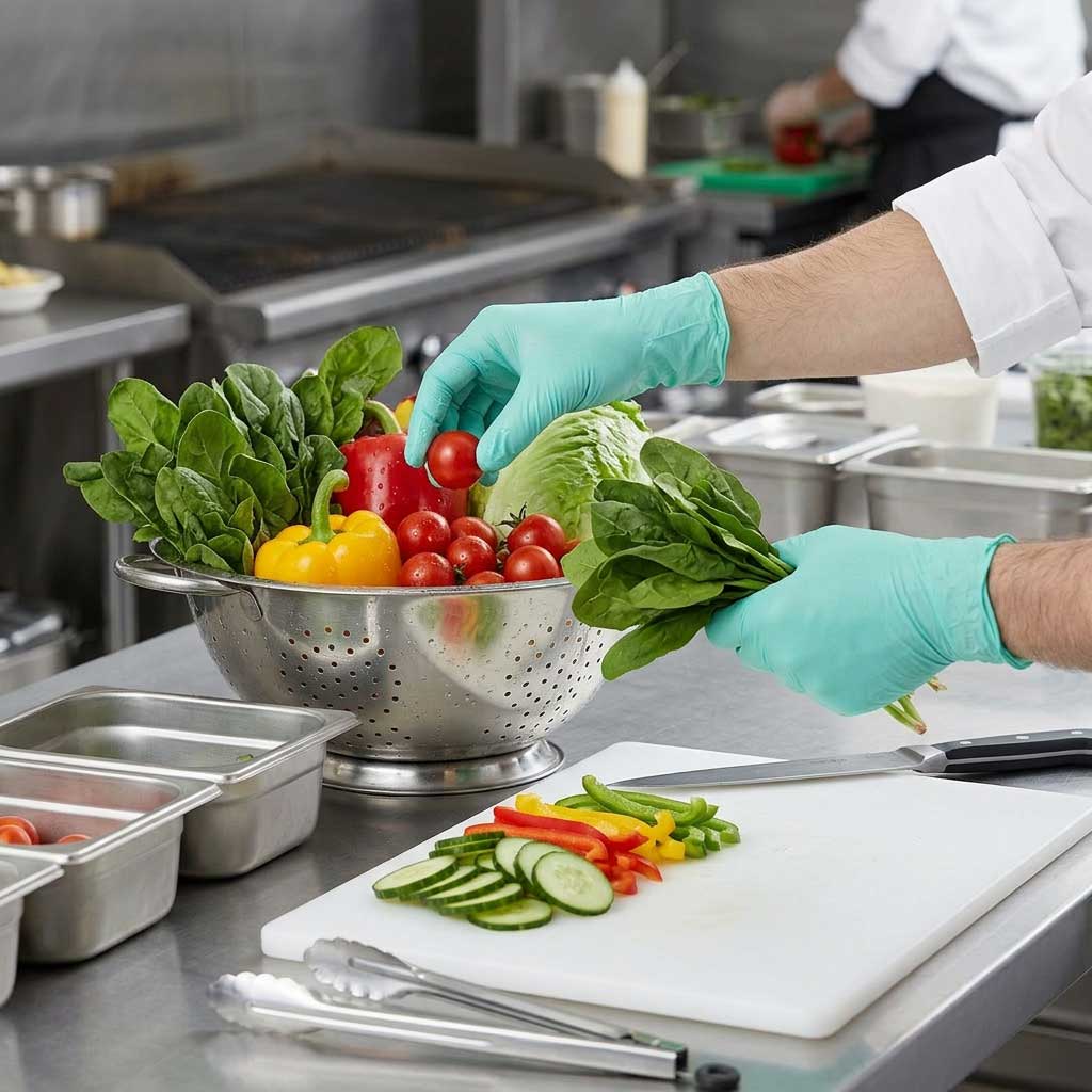 FoodHandler - Disposable Gloves - Your First Line of Protection - Poly Gloves