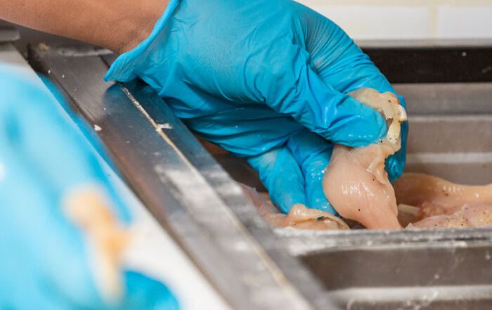 FoodHandler Vinyl / Nitrile Blend Gloves Available in Blue and Black