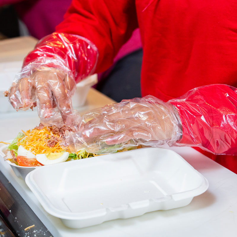 FoodHandler - Disposable Gloves - Your First Line of Protection - Cast Poly Hybrid Gloves