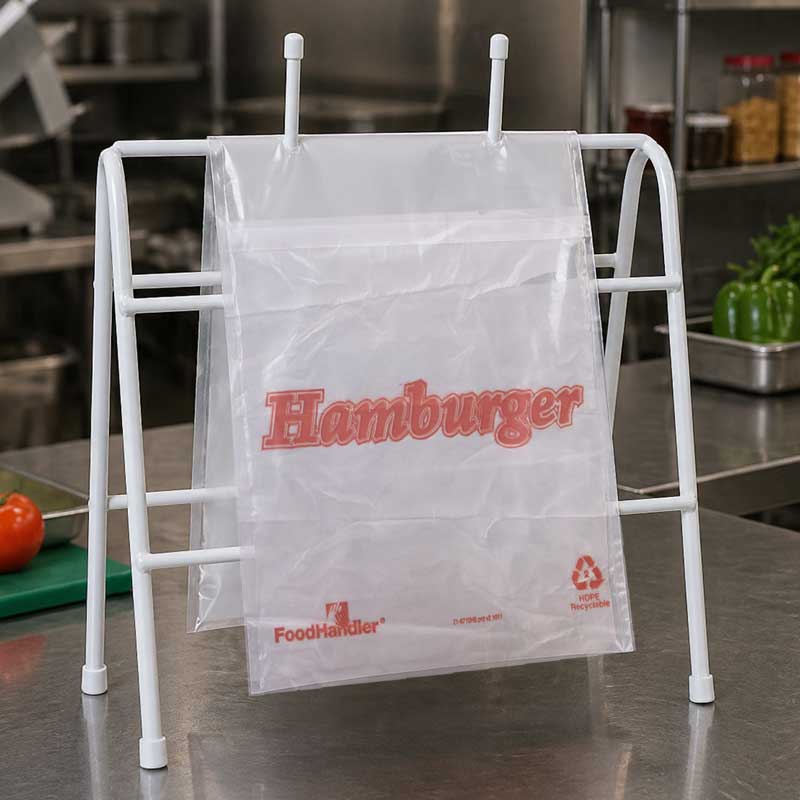 FoodHandler® Saddle Pack Hamburger Bags - Quick Bag & Serve Your Menu Items