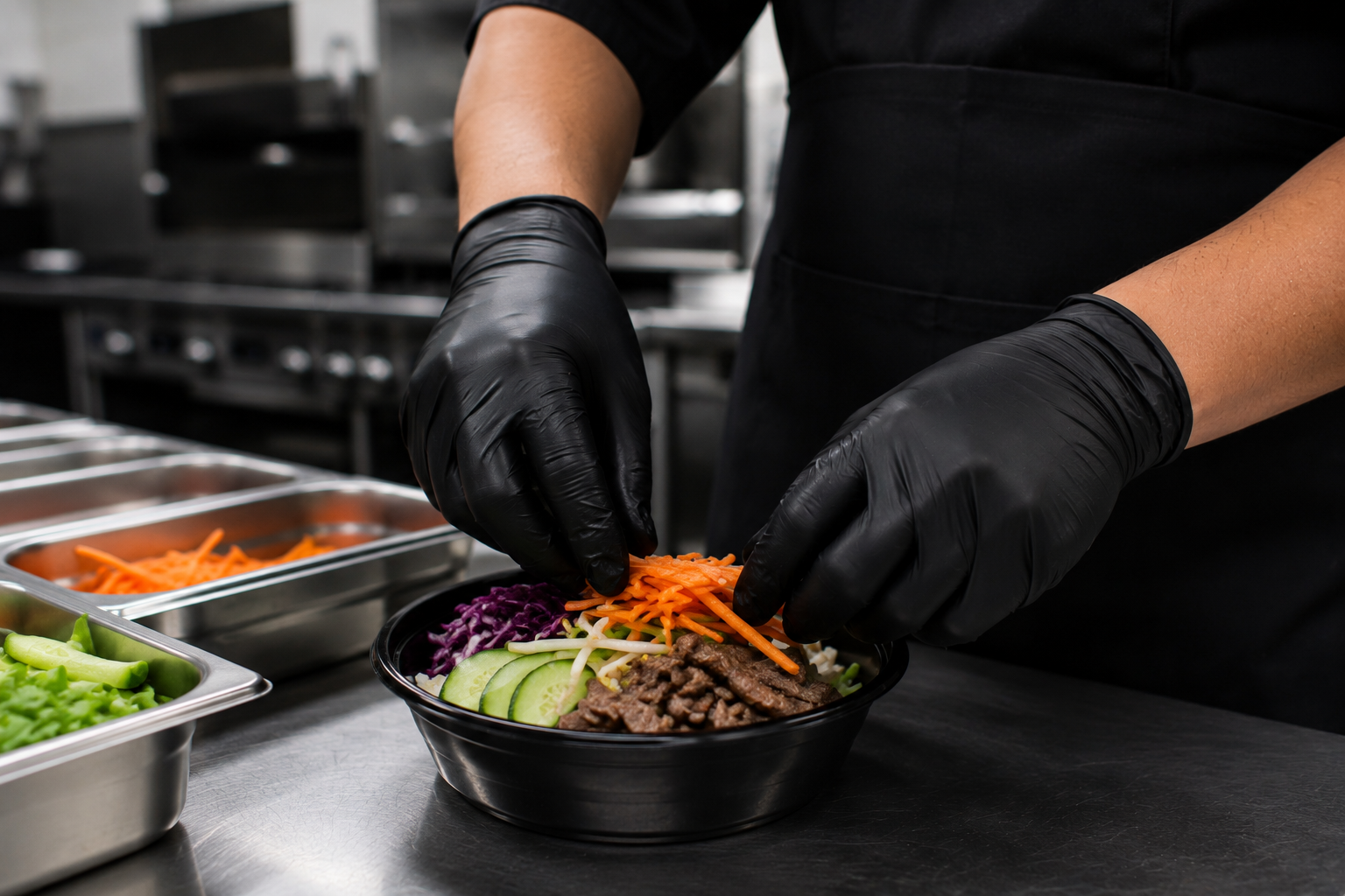 vinyl/nitrile FoodHandler Nitrile Gloves - Designed For Foodservice Professionals