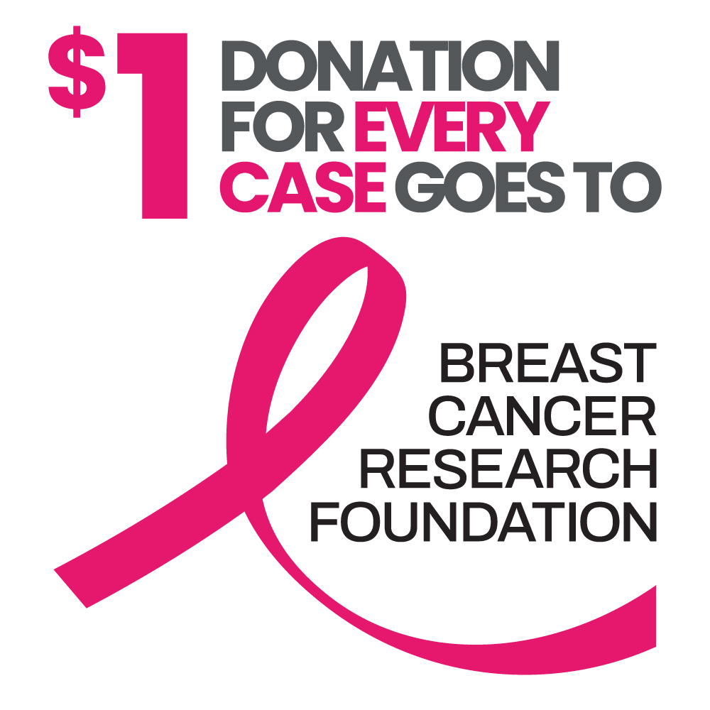 $1.00 donation to Breast Cancer Research Foundation for Every Case of Pink Thinsense Gloves Sold